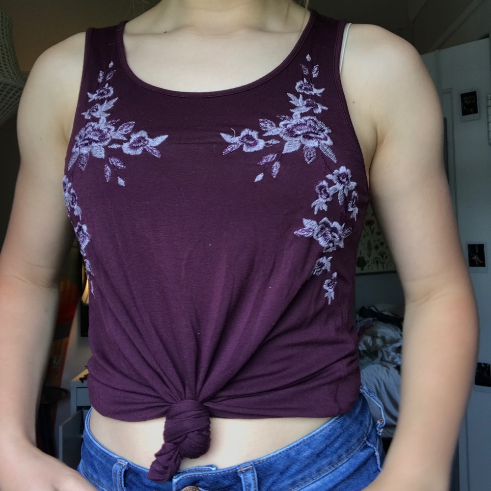 AMERICAN EAGLE PURPLE TANK!